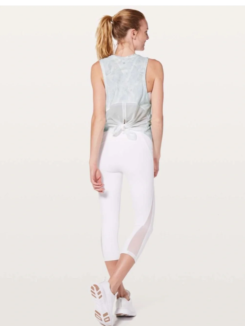 Lululemon Ace Tank Jasmine White Multi / White - Picture 3 of 8